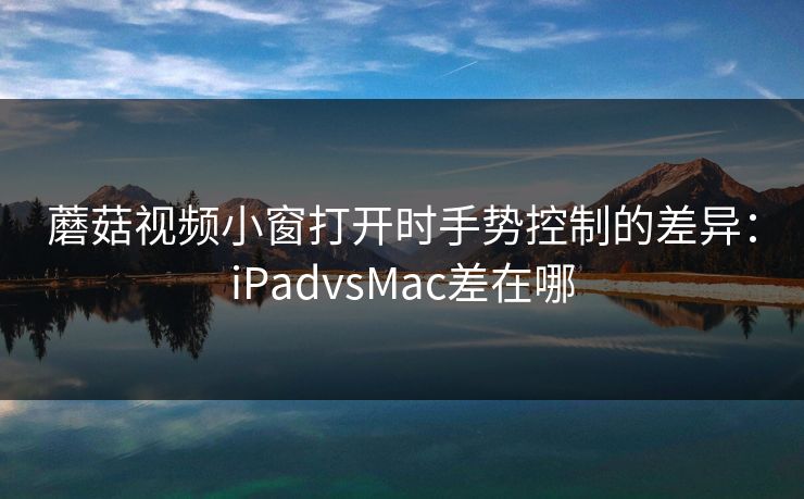 蘑菇视频小窗打开时手势控制的差异：iPadvsMac差在哪