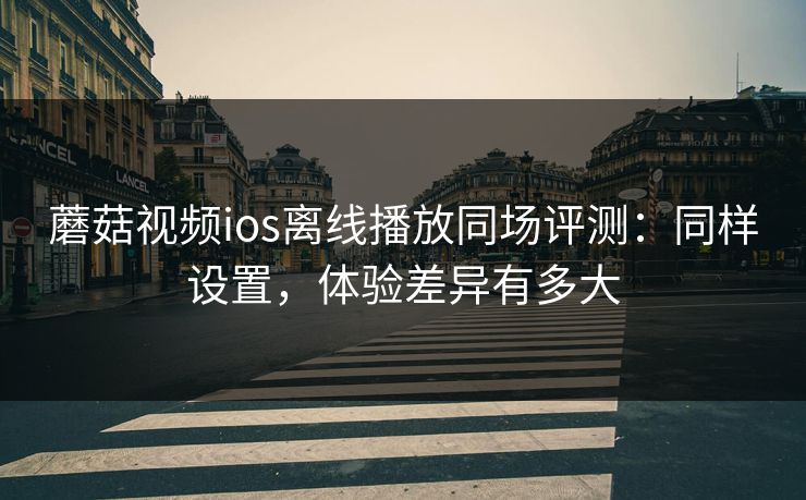 蘑菇视频ios离线播放同场评测：同样设置，体验差异有多大